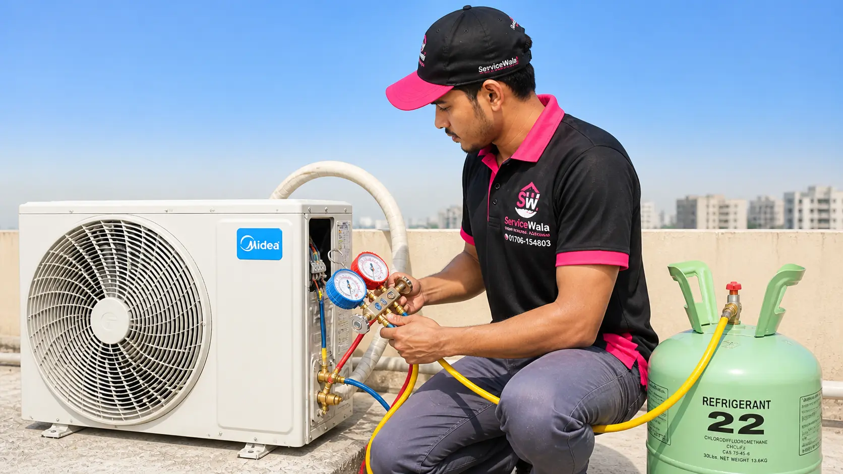 AC Gas Refill — Done Safely, Lasts Longer