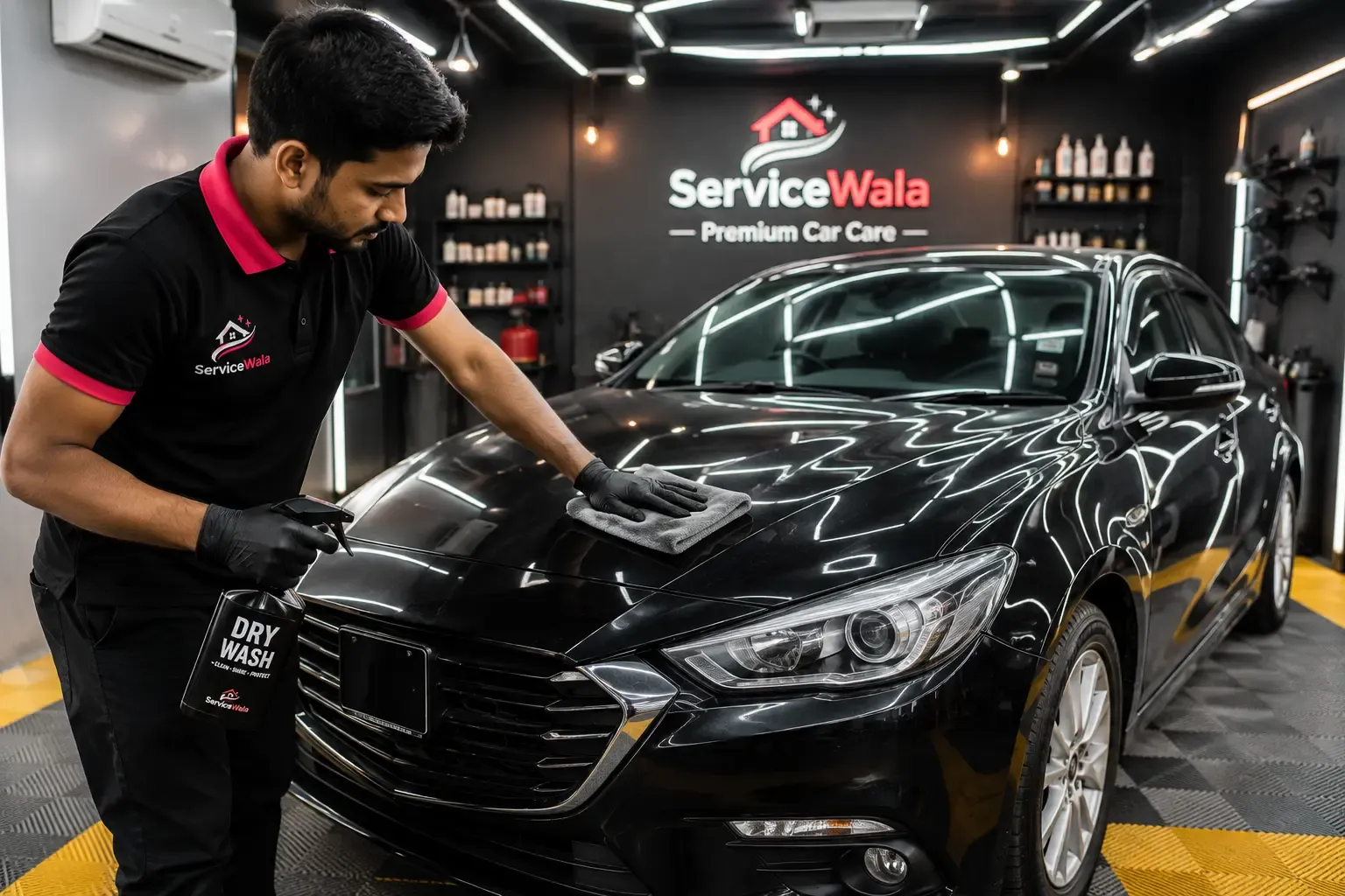 Car Dry Wash Service — Deep Clean at Your Doorstep